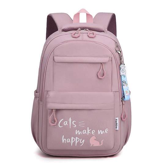 A Backpack for elementary school students to reduce the burden of the third and sixth grades, junior high school girls, children's backpacks, forest system, versatile school bags, new styles