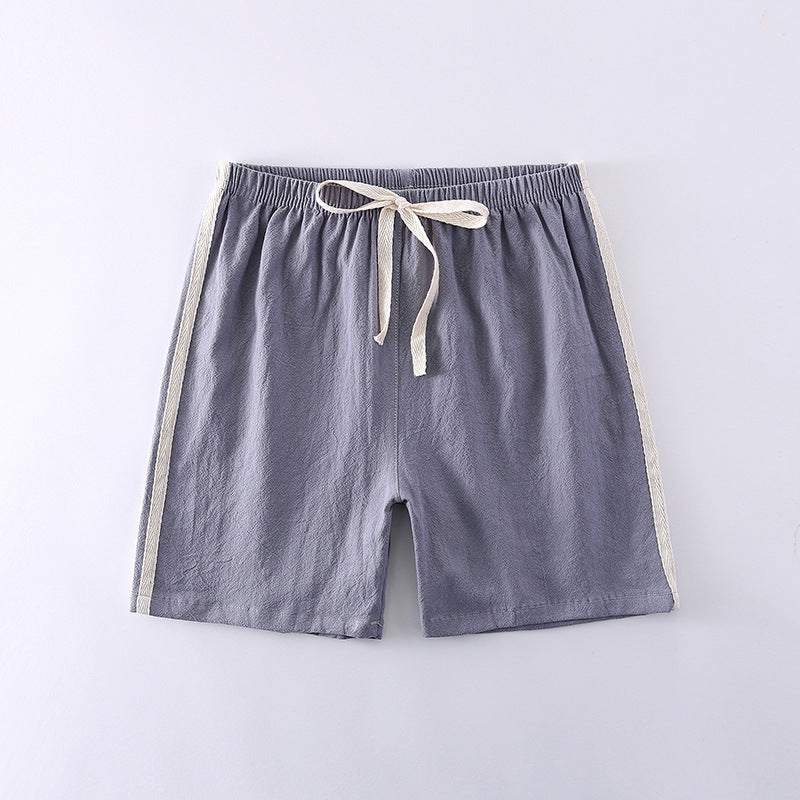 Pantalones cortos para niños, de algodón puro, estilo fino de verano, pantalones deportivos y de ocio de cinco puntos para niños, pantalones cortos para niñas y bebés. 