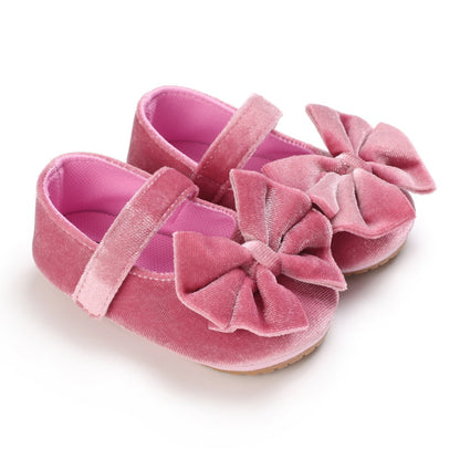 A Spring, summer and autumn 0-1 year old girl baby shoes soft sole fashion princess shoes baby toddler shoes