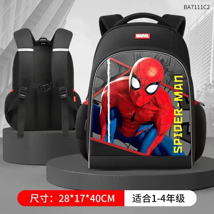 Mochila escolar genuina de Disney Marvel para niños, para estudiantes de primaria, de 1.º a 3.º grado, ligera, de gran capacidad, para niños, venta al por mayor 