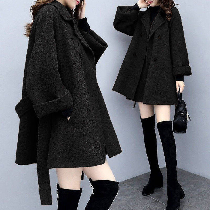 A suit women's autumn and winter small fragrant woolen coat fashion short skirt woolen skirt suit women's two-piece suit