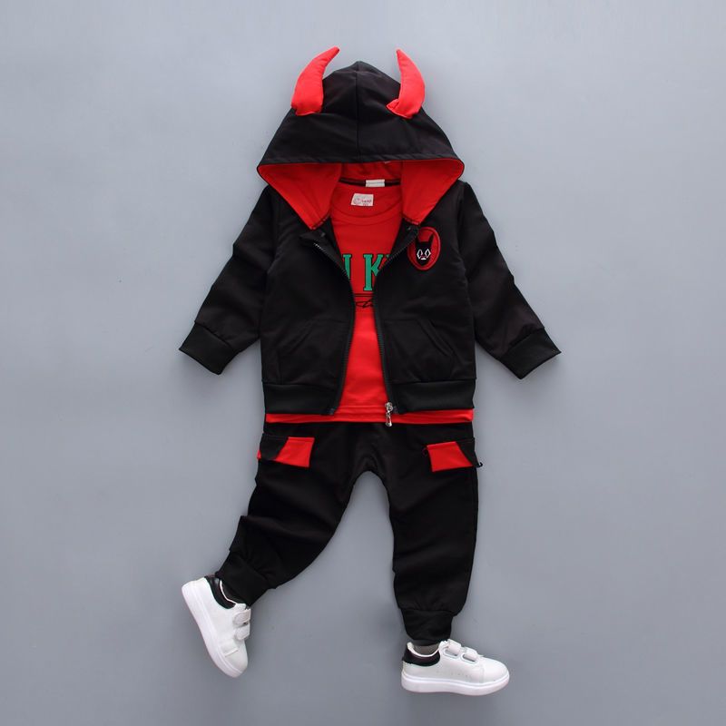 Children's suits, children's clothes, boys' three-piece set, baby boys, spring new handsome spring, 0-3 years old, long sleeves, autumn tide 1kg