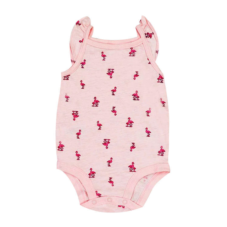 A new summer jumpsuit for infants and young children, newborn pure cotton triangle jumpsuit, baby sleeveless bag, buttocks, foreign trade children's clothing