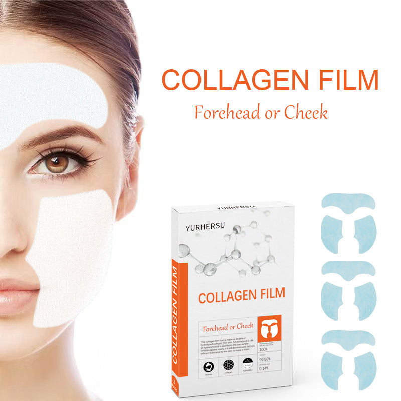 A YURHERSU Cross-border Collagen Mask Sticker Moisturizing and Firming Hydrating Mask Sticker MOQ: 10 BOXES