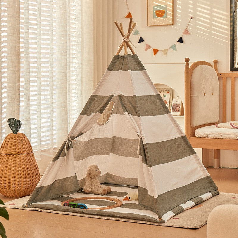 A Indian Tent Children's Indoor Small Tent Outdoor Camping Princess Castle Play House Toy House