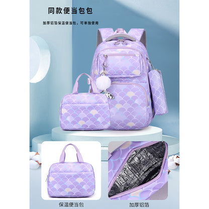 A pupils&#039; schoolbags are light, girls&#039; and boys&#039; three-piece high-value minority schoolbags, and girls&#039; school backpacks.