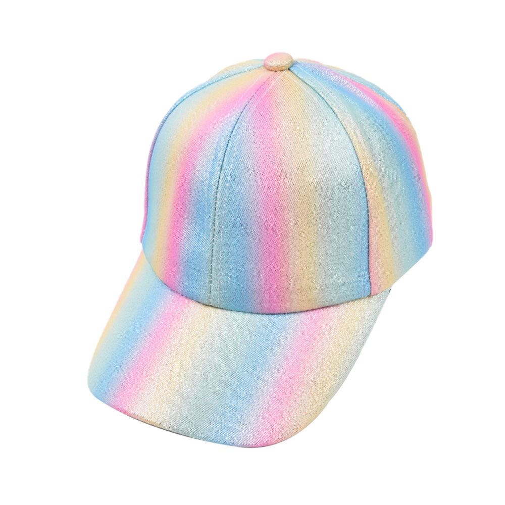 Una nueva gorra de béisbol linda de dibujos animados de comercio exterior transfronterizo, gorra parasol de moda para exteriores para bebés de Europa y Estados Unidos, sombrero teñido anudado 