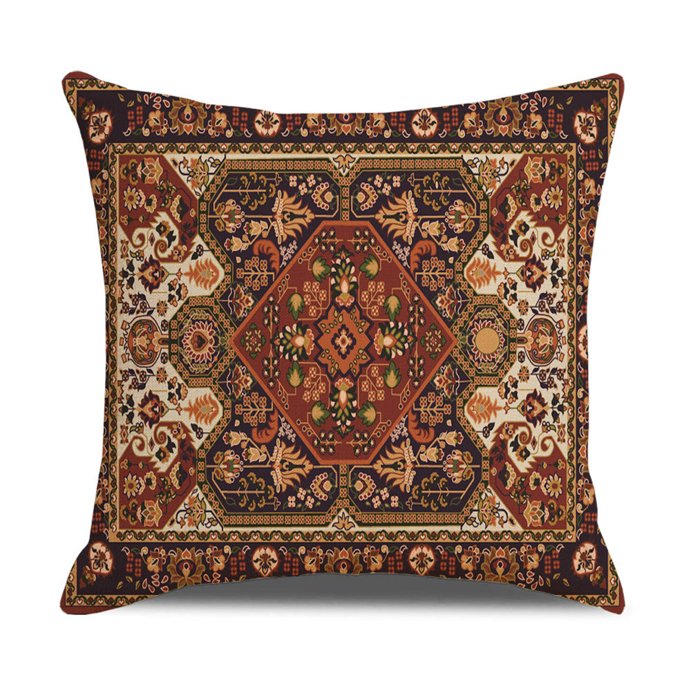 A cross-border new Turkish retro European linen pillow cover Amazon Home Products Decorative Pillow Cover Pillow Pillow