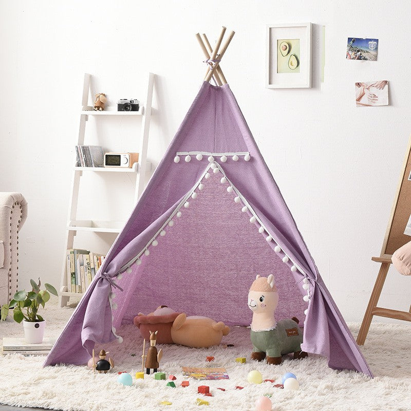 A Indian Tent Children's Indoor Small Tent Outdoor Camping Princess Castle Play House Toy House