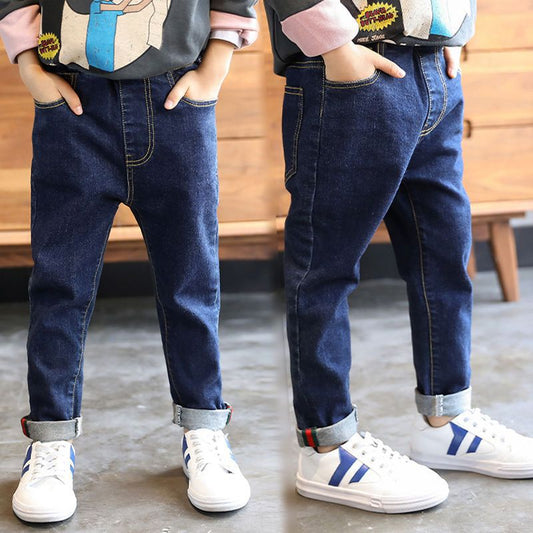 Pantalones para niños Vaqueros para niños Primavera y otoño Niños Moda Otoño Ropa Otoño 1kg 