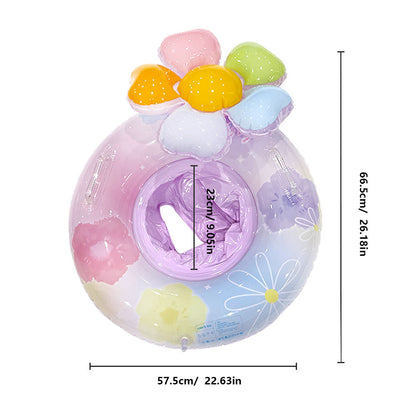 A internet celebrity with water gun airplane seat circle, children's swimming circle, cute cartoon baby water seat circle, inflatable swimming circle