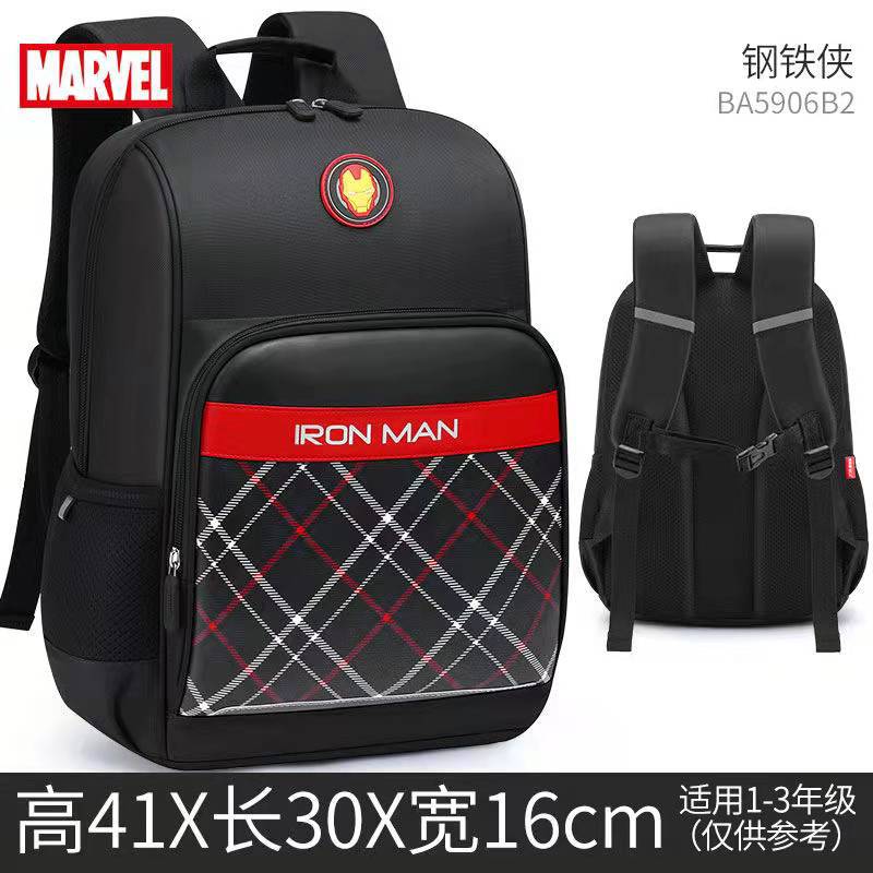 Mochila escolar genuina de Disney Marvel para niños, para estudiantes de primaria, de 1.º a 3.º grado, ligera, de gran capacidad, para niños, venta al por mayor 