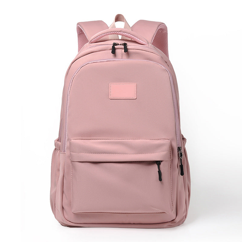 A New School Bag, Lightweight Travel Backpack, Large Capacity Laptop Bag, Simple Backpack for Middle and High School Students