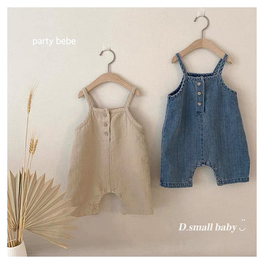 Children's Strap Pants Instagram Korean Edition Children's Clothing Autumn Baby jumpsuit Baby Cowboy 0.2kg