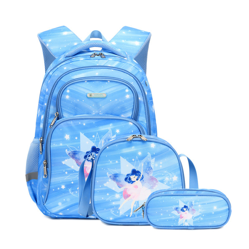 Mochilas escolares de comercio exterior, estudiantes de primaria, niños, unicornios, mochilas para tercero a sexto grado, mochilas ultraligeras para niños y mujeres, venta al por mayor 