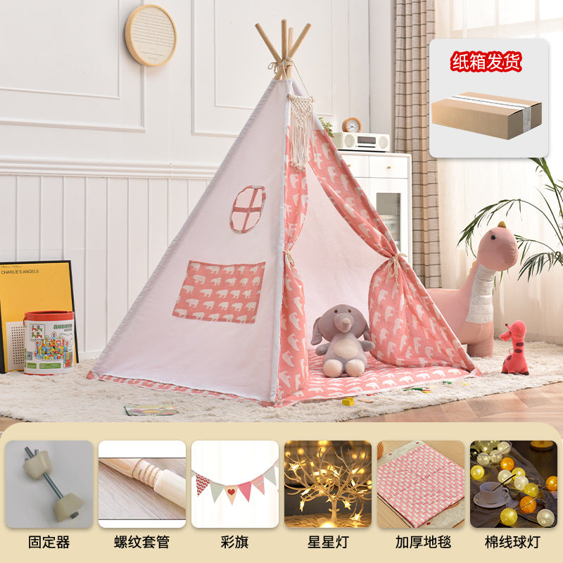 A little flying goose children's tent boys and girls play house small house kindergarten activities foldable tent small tent