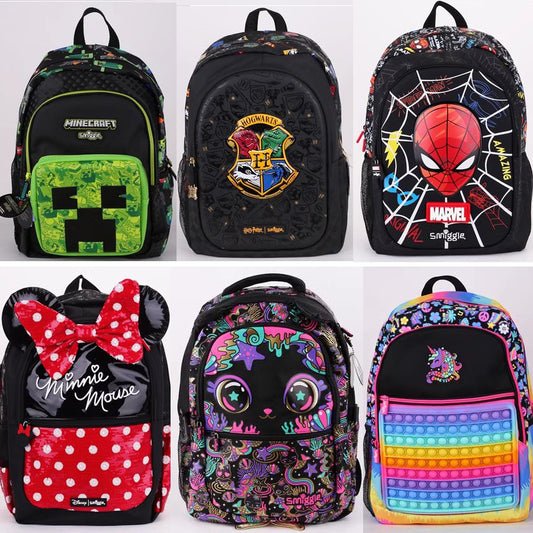 A Australia smiggle schoolbag student schoolbag primary and secondary school students&#039; backpacks outdoor leisure bags shoulder bags