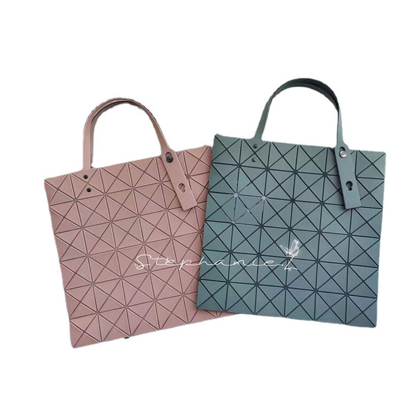 6 grid matte same background color rhombus lifetime bag 0.35KG