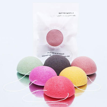 A hemisphere konjac wash face round, freeze-dried konjac wash face, dry konjac wash face, dry wash face cotton MOQ: 20 PIECE , price without local transport fee.