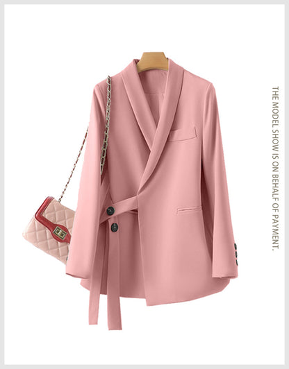 A suit suit women's spring and autumn new Korean version temperament professional loose casual British style suit two-piece suit women