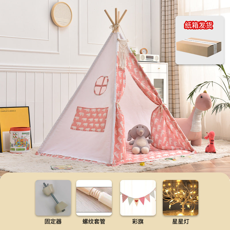 A little flying goose children's tent boys and girls play house small house kindergarten activities foldable tent small tent