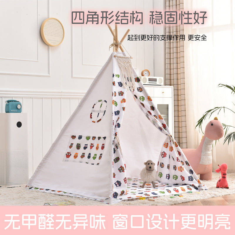 A little flying goose children's tent boys and girls play house small house kindergarten activities foldable tent small tent