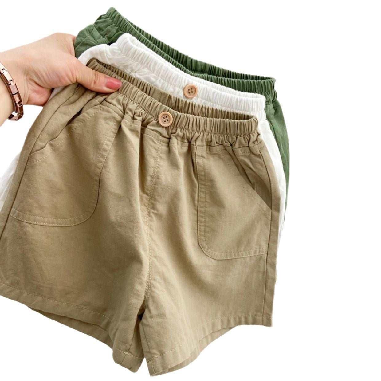 Pantalones cortos finos de algodón de verano para niños, pantalones casuales para niños, 2024 nuevos de algodón y lino para bebés, transpirables y extranjeros 