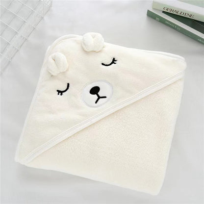 Children's embroidery cape cartoon bath towel baby absorbent cute bath towel 0.32kg