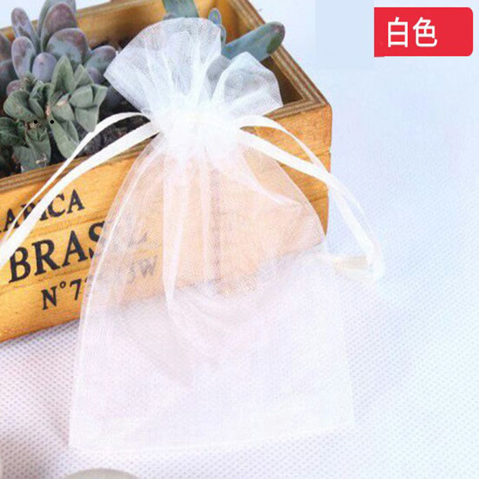 A Cross-border, mesh bag fruit insect-proof bag bird-proof bag gauze mesh bag reusable tomato eggplant grape apple MOQ: 500 PIECE