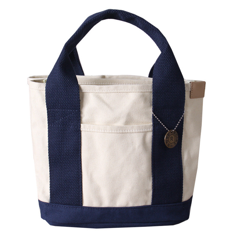 Bolsa de lona, ​​bolsa de almuerzo, bolso de mano, 16 Un bolso de mano de lona para mujer, 0,36 kg 