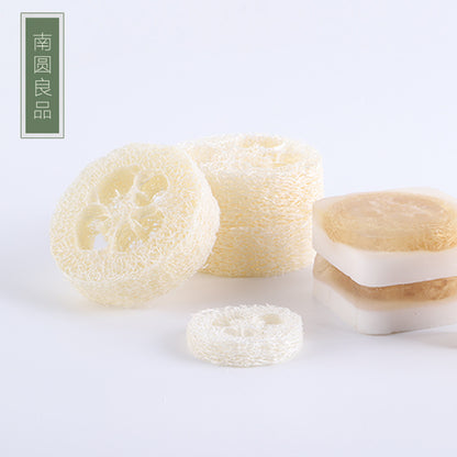 A natural loofah exfoliating soap drag soap soap base soap base factory handmade soap filling wholesale price for 50 piece