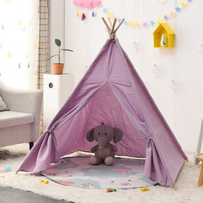 A Indian Tent Children's Indoor Small Tent Outdoor Camping Princess Castle Play House Toy House