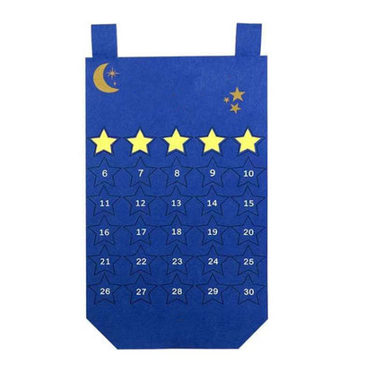 Felt cloth pendant calendar countdown calendar children's gift pendant 70g