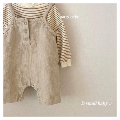 Children's Strap Pants Instagram Korean Edition Children's Clothing Autumn Baby jumpsuit Baby Cowboy 0.2kg