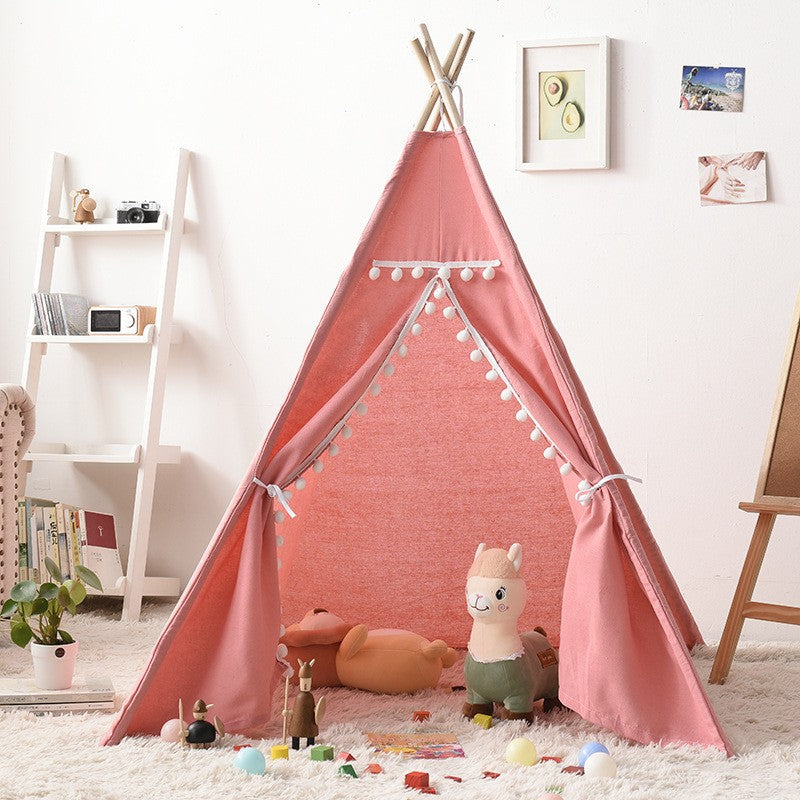 A Indian Tent Children's Indoor Small Tent Outdoor Camping Princess Castle Play House Toy House