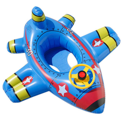 Large padded car horn boat steering wheel cross-border covered swimming ring infant swimming seat