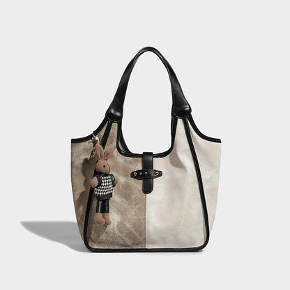 Bolso de mano Jazz Bunny, estilo retro, de gran capacidad 