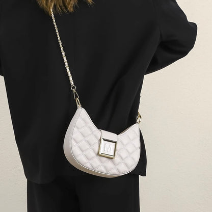 Diamond Shoulder Underarm Bag Versatile Chain Crossbody Bag