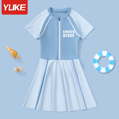 Traje de baño para niños Traje de baño para niñas de primaria, medianas y grandes Verano 2023 Nuevo traje de baño de una pieza para bebés 0,2 kg 