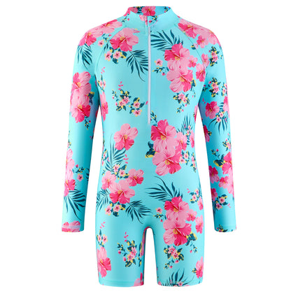 A children&#039;s swimsuit girl long sleeve swimsuit unicorn girl sun protection clothing children&#039;s water sports quick-drying swimsuit 0.15KG