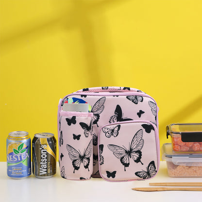 A explosions cute multi-pocket function lunch bag for office workers and students creative multifunctional lunch bag