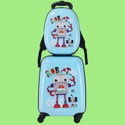 Children's suitcase, school bag, 18 inch universal wheel