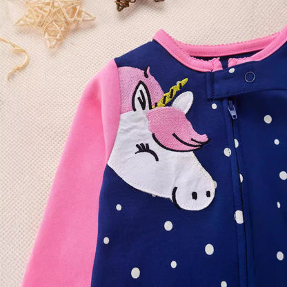 A Foreign trade baby foot-wrapped onesie long-sleeved cotton thin baby four-season air-conditioned clothing pajamas and socks climbing clothing