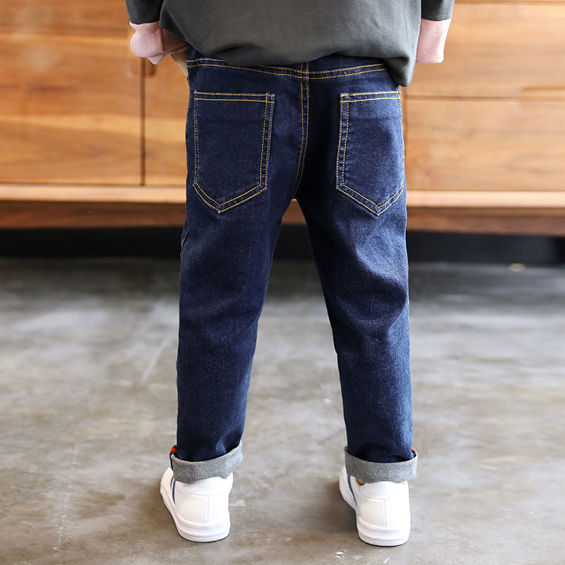 Pantalones para niños Vaqueros para niños Primavera y otoño Niños Moda Otoño Ropa Otoño 1kg 