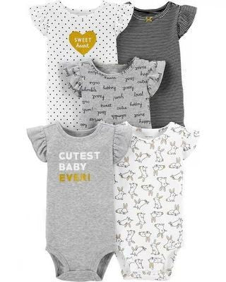 Summer baby jumpsuit short sleeved 5-piece set for male and female babies, exporting high-end hip-hop pants, A-class cotton suspenders for foreign trade