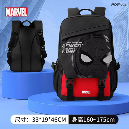 Mochila escolar genuina de Disney Marvel para niños, para estudiantes de primaria, de 1.º a 3.º grado, ligera, de gran capacidad, para niños, venta al por mayor 