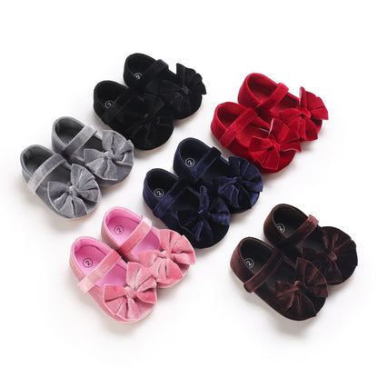 A Spring, summer and autumn 0-1 year old girl baby shoes soft sole fashion princess shoes baby toddler shoes