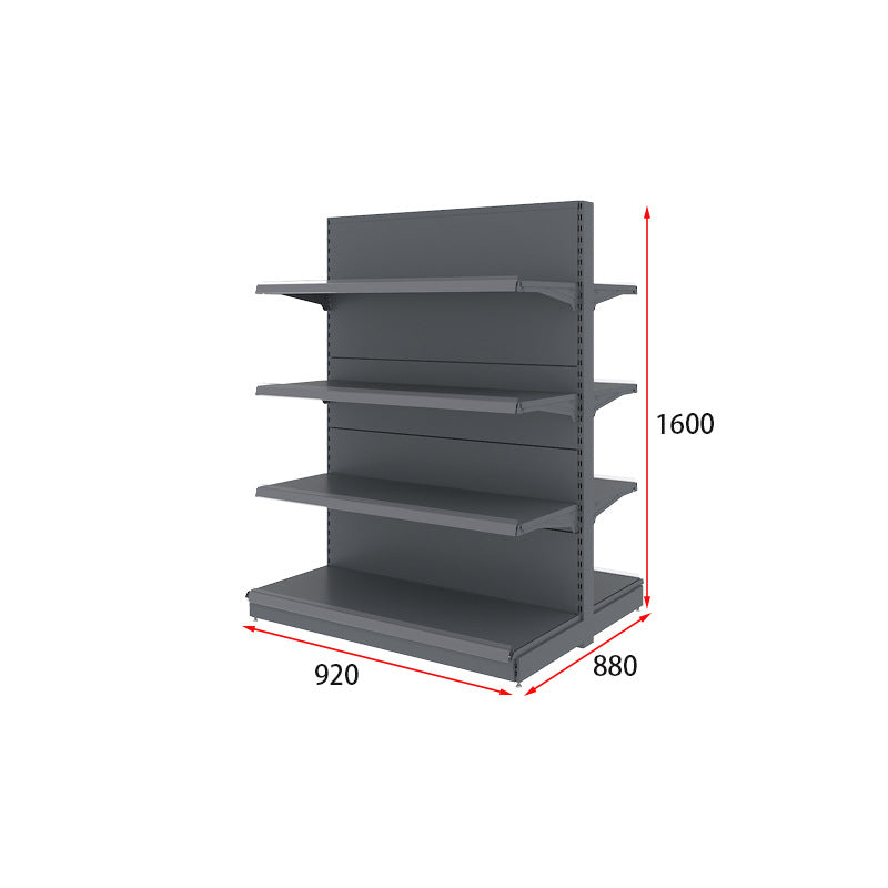 A Convenience store shelves Supermarket shelves Display shelves All-iron multi-layer snack shelves Double-sided mid-island laminate Container wholesale