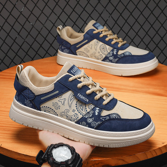 A men&#039;s shoes summer 2024 new shoes men&#039;s trend Joker Hong Kong style leisure shoes college style boys canvas tide shoes