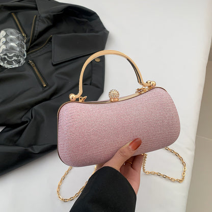 A 2024 spring new foreign casual shoulder bag bag crossbody bag simple and fashionable this year's popular women's handbag